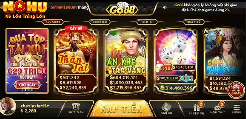 Nhà Cái Go88 Nổ Hũ - Đổi Thưởng Uy Tín, Jackpot Khủng Nhất 2026